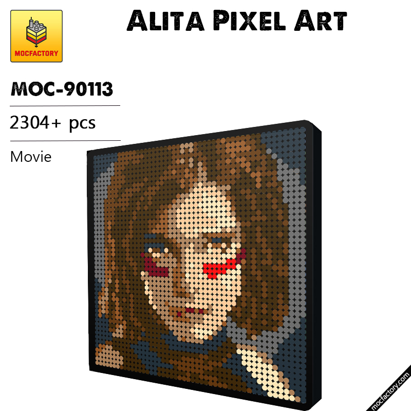 Moc Alita Pixel Art Movie Moc Factory Mould King