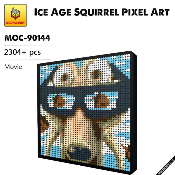 Moc Ice Age Squirrel Pixel Art Movie Moc Factory Mould King