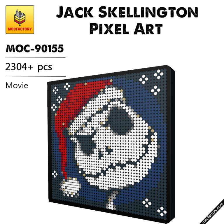 Moc Jack Skellington Pixel Art Movie Moc Factory Mould King