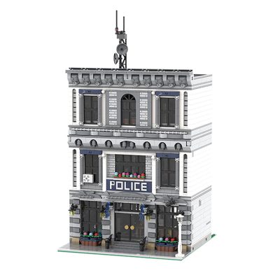 MOC 21474 Modular Police Station with 3128 parts