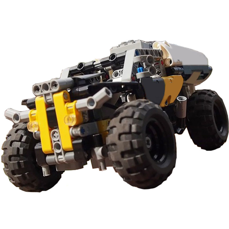 TECHNIC MOC 9880 42033 42034 42035 Motorized SUV By RacingBrick MOCBRICKLAND