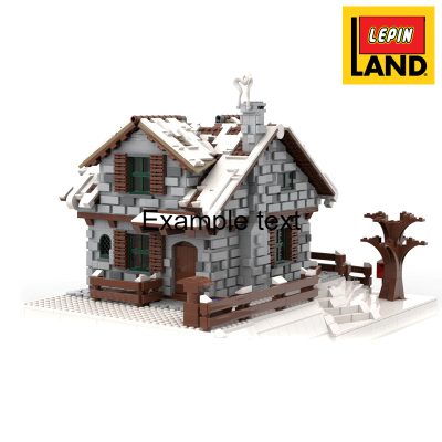 Street Sights MOC 38793 Winter Chalet by FabrizioP