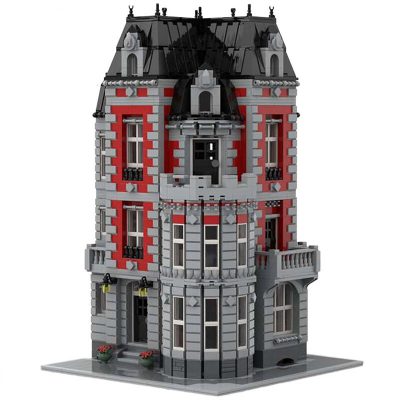 STREET SIGHT MOC 35065 Corner Mansion Modular by Jhobbs MOCBRICKLAND