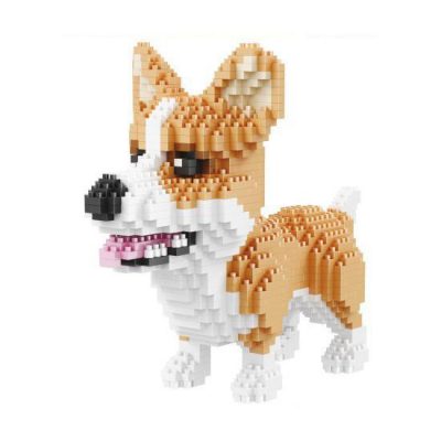 Balody Brown Dog Mini Block Set