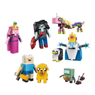 Cube Dudes Adventure Time x8 Mini Block Set