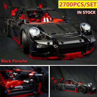 MOC 20001d Black Porsche 911 GT3 RS
