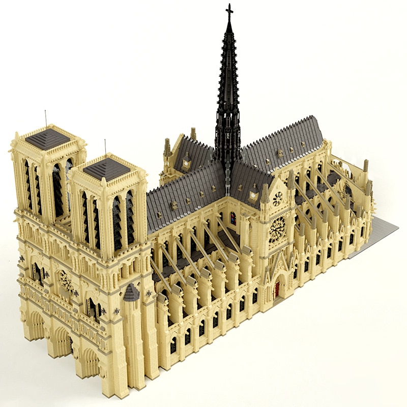 Modular Buildings MOC 43974 Notre Dame de Paris by STEBRICK MOCBRICKLAND