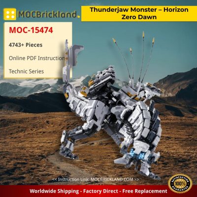 Movie Series MOC-15474 Thunder Jaw By Brickvault MOCBrickLand