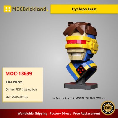 MOVIE SERIES MOC-13639 Cyclops Bust by Buildbetterbricks MOCBRICKLAND