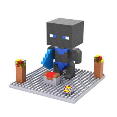 LOZ Minecraft Black Head Mini Block Set