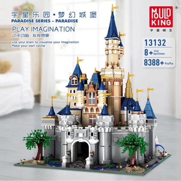 13132 8388Pcs Paradise Princess Cinderella Dream Castle Creator UCS Set Building Blocks Bricks 71040 16008 Kids 1 - MOULD KING