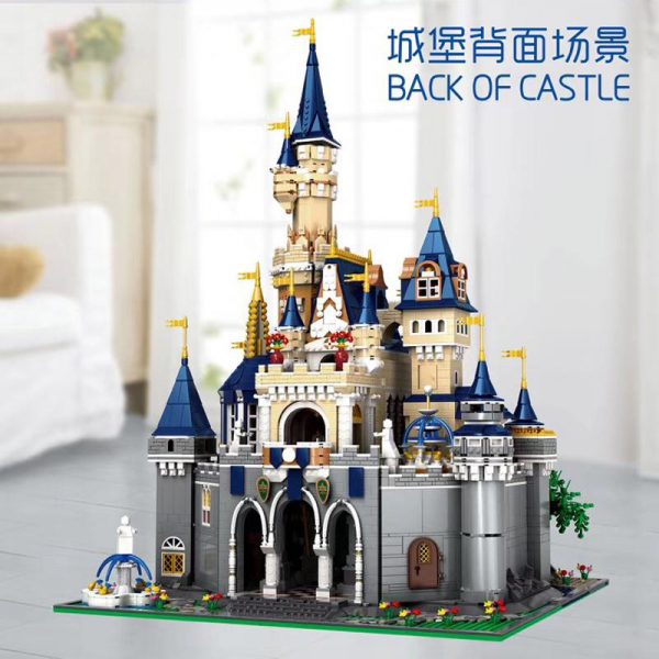 13132 8388Pcs Paradise Princess Cinderella Dream Castle Creator UCS Set Building Blocks Bricks 71040 16008 Kids 2 - MOULD KING