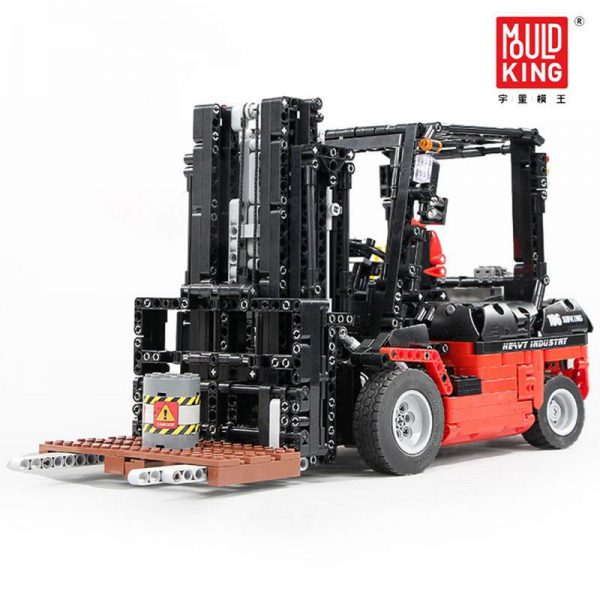 APP Technic 13106 Forklift Truck Compatible Technik MOC RC Motors Car Sets Building Blocks Bricks App 4 - MOULD KING