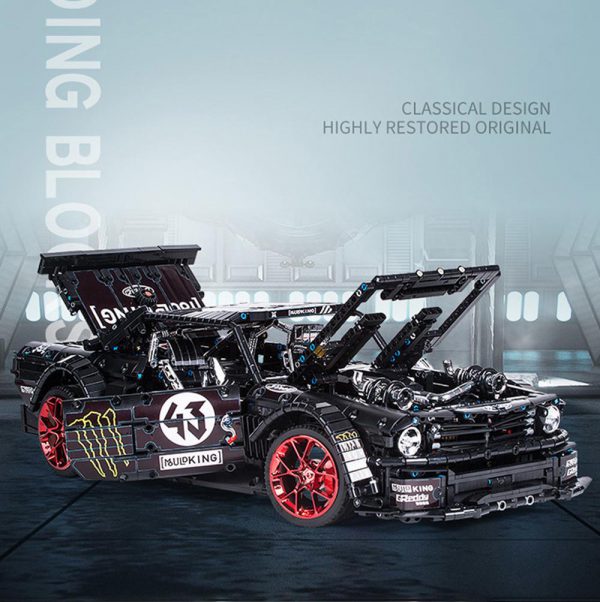 IN STOCK Ford Mustang Hoonicorn RTR V2 2943Pcs Racing Car Technic MOC 22970 20102 13108 building 1 - MOULD KING