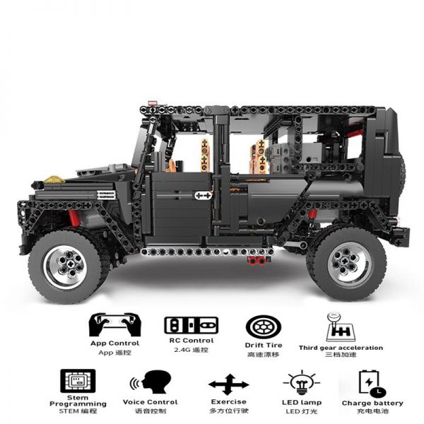 In Stock Technic 13070 RC SUV G5500 AWD Wagon APP Remote Control Car 1641Pcs Building Blocks 1 - MOULD KING