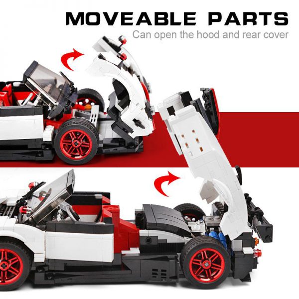 Mould King 13105 Creative Idea Series High Performance Vehicle Super Race Building Blocks 960pcs Bricks Toys 2 - MOULD KING