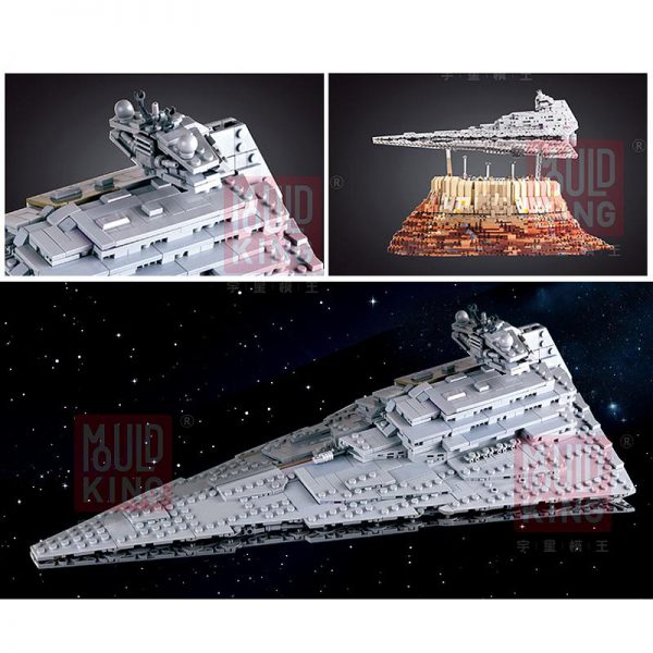Mould King 21007 The Empire over Jedha City Compatible LepinBlocks MOC 18916 Building Bricks Educational Toy 2 - MOULD KING
