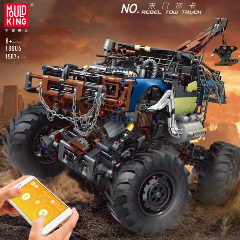 MOULD KING 18006 MOC35305 Rebel Tow Truck with 1507 Pieces MOULD KING