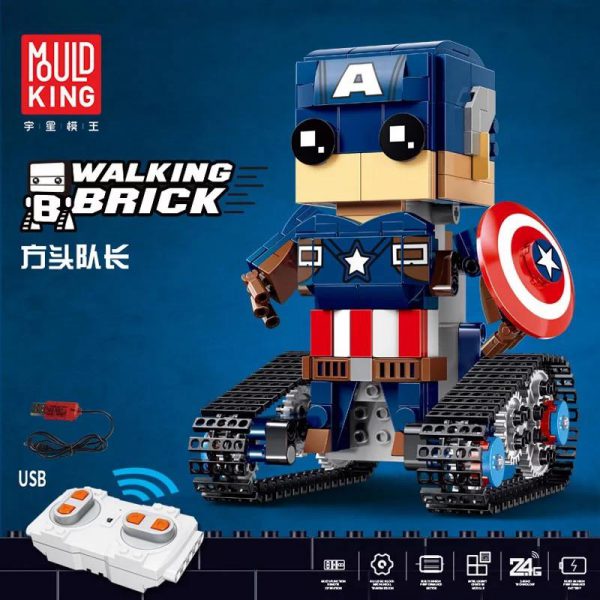 Yeshin 13038 13039 13040 13041 The Movable Robot Set Remote Control Robot Building Blocks Bricks New 2 - MOULD KING