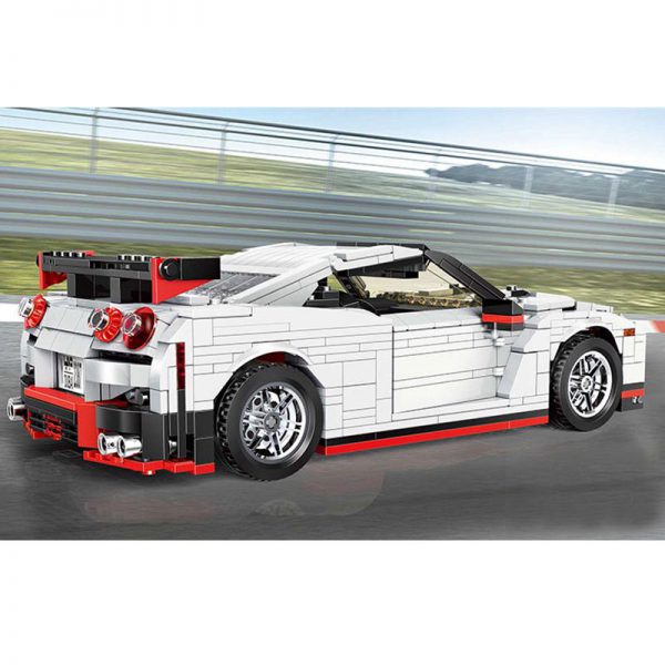 Yeshin 13104 Creator Idea Technic Cars The GTR Speed Racing Car Set Cars legoing Building Blocks 1 - MOULD KING