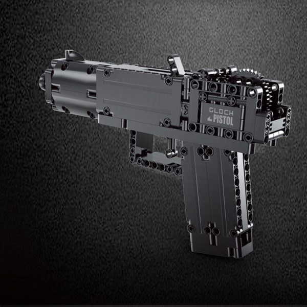 MOULDKING 14008 Glock Automatic Pistol 3 - MOULD KING