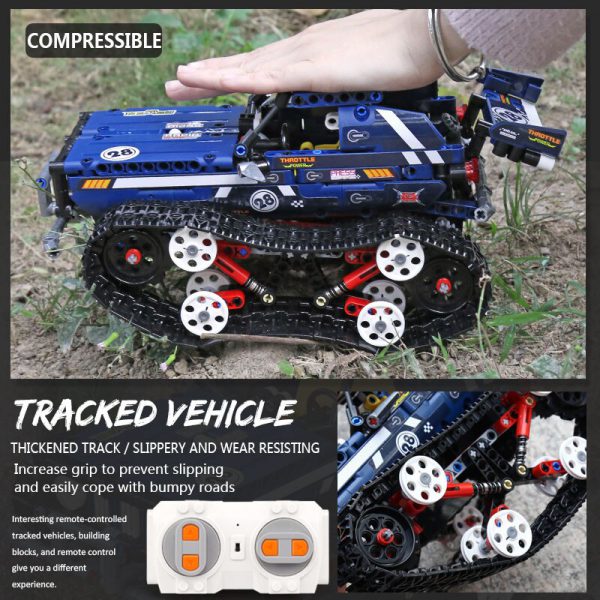 Mould King 13025 13026 Technic RC Crawler Racing Car Remote Control RC Car Model Building Blocks 1 - MOULD KING