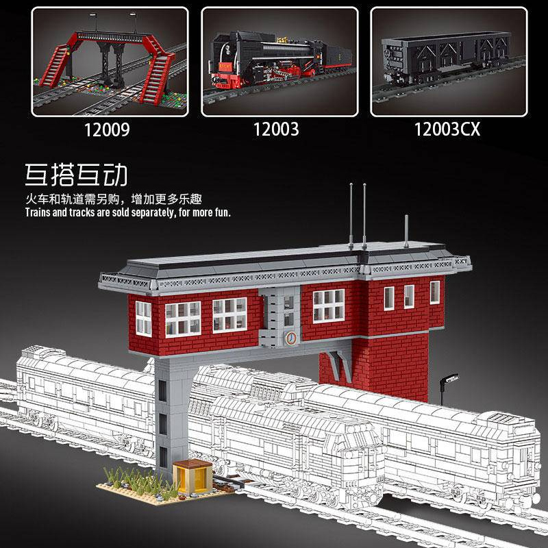 MOULDKING 12009 World Railway: Train signal station with 1809 pieces
