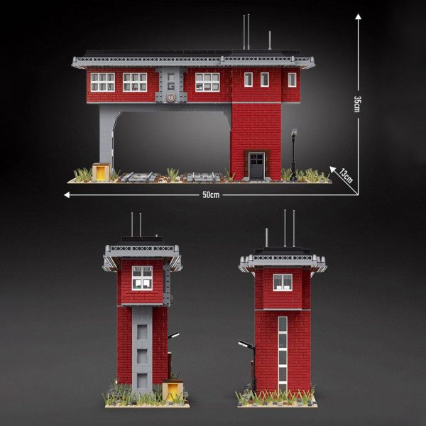 MOULDKING 12009 World Railway: Train signal station with 1809 pieces