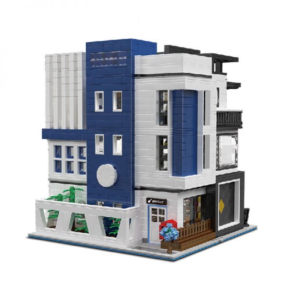 MOULDKING 16043 MOC-67005 Novatown: Art Gallery Showcase with 3536 pieces