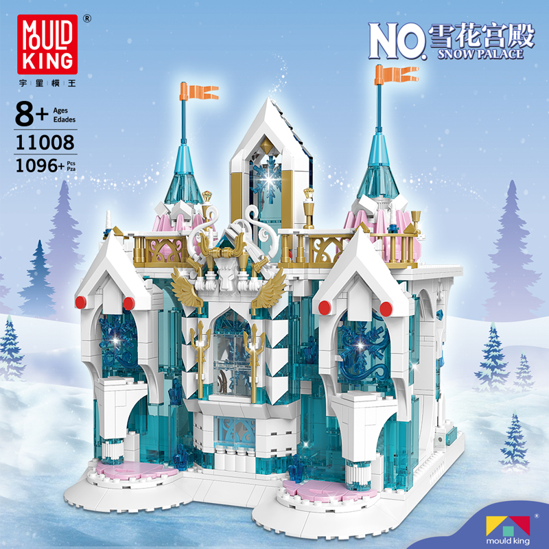 MOULD KING 11008 Snow Palace with 1096 pieces