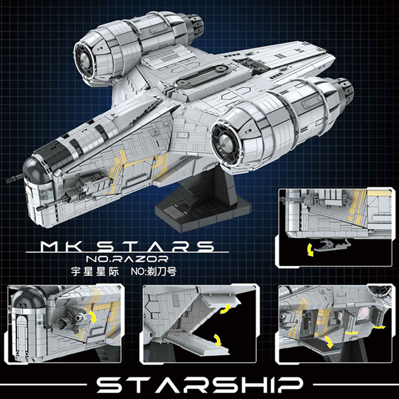 MOULDKING 21023 Razor Starship mit 5018 Teilen 