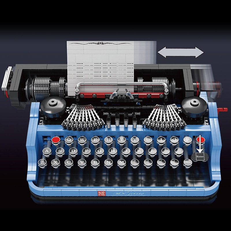 sofort + neu Mould King 10032 Retro Typewriter Schreibmaschine 2139 Teile 