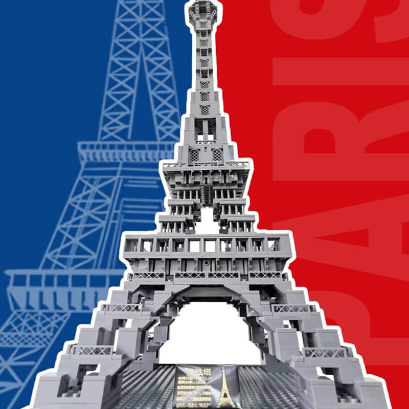 builo yc 20001 the eiffel tower in paris france 7743 - MOULD KING