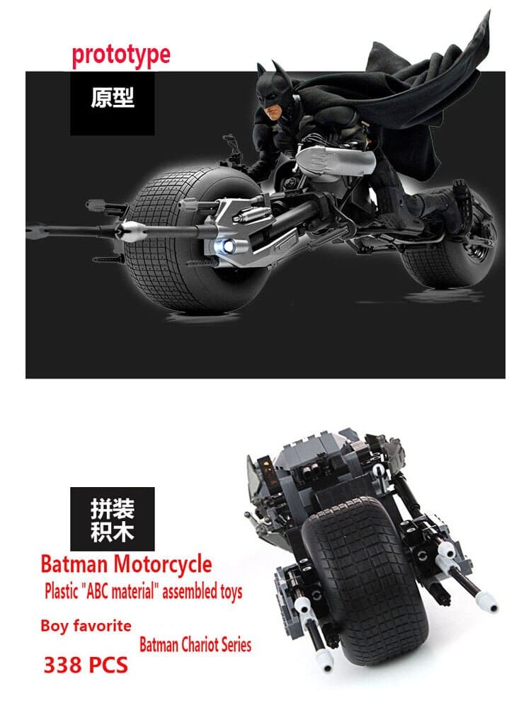 decool 7115 bat pod motorbike the batman movie compatible with 5004590 07061 6590 - MOULD KING