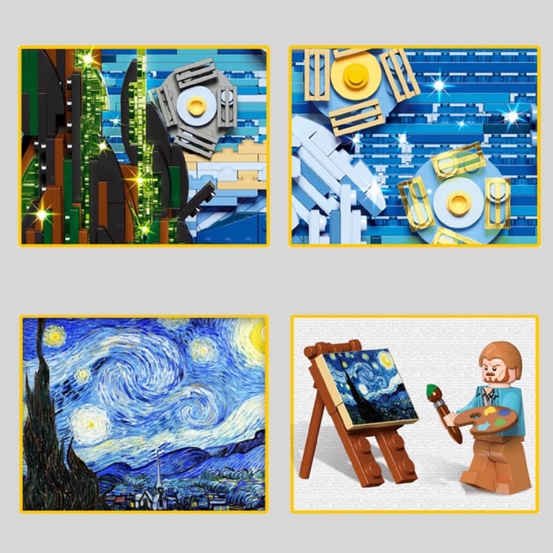 dk 3001 vincent van gogh the starry night 8685 - MOULD KING