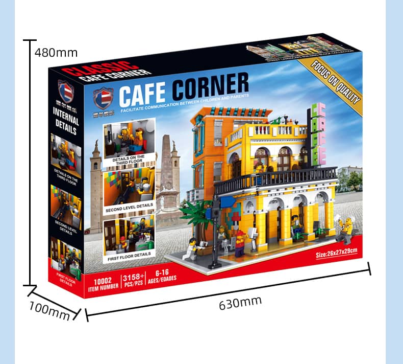 lej 10002 cafe corner building 7702 - MOULD KING