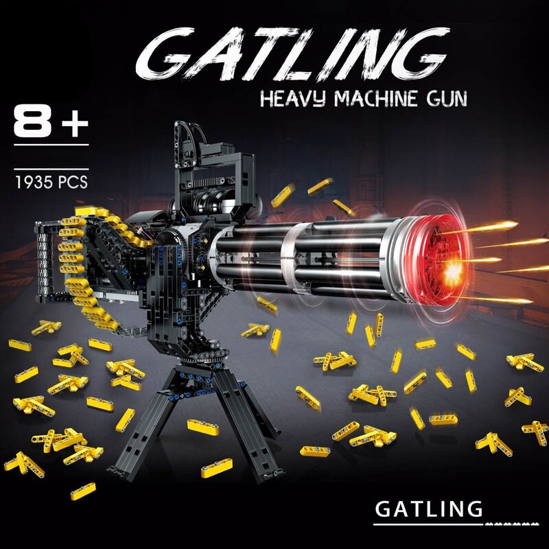 pangu pg 15004 the gatling heavy machine gun 4822 - MOULD KING
