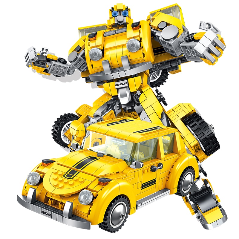 panlos 621019 bumble bee transformer robot 2 in 1 7233 - MOULD KING