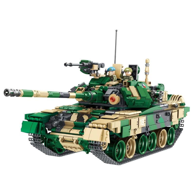 panlos 632005 ww2 russian t 90 battle tank military series 3134 - MOULD KING