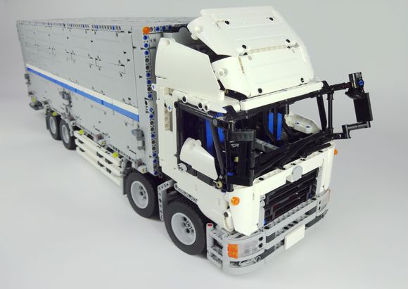 qizhile 23025 moc 1389 wing body truck 23008 2823 - MOULD KING