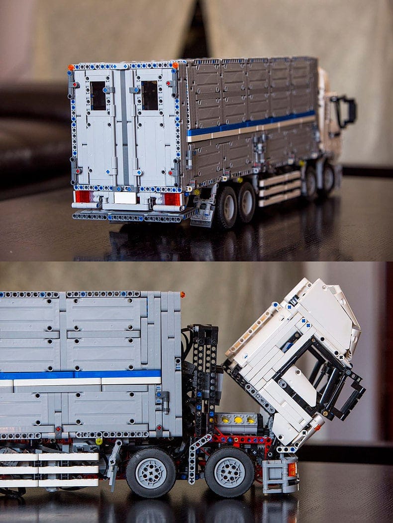 qizhile 23025 moc 1389 wing body truck 23008 6609 - MOULD KING