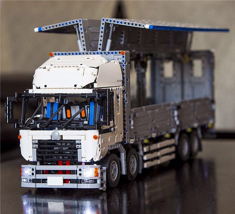 qizhile 23025 moc 1389 wing body truck 23008 7798 - MOULD KING