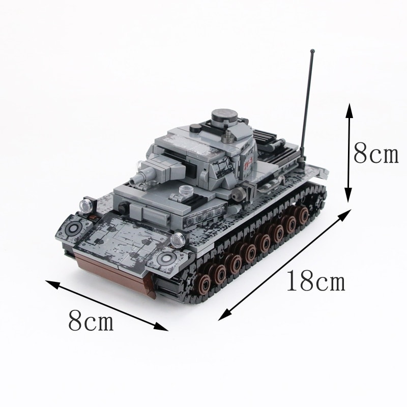sembo 101322 iron empire german iv tank 5572 - MOULD KING