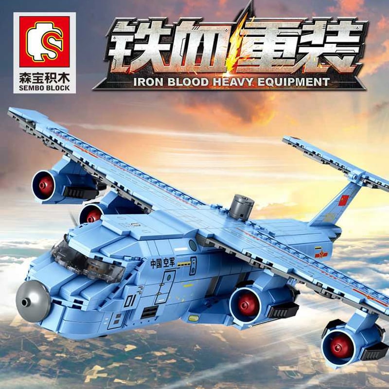 sembo 105766 yun 20 strategic transport aircraft 4646 - MOULD KING