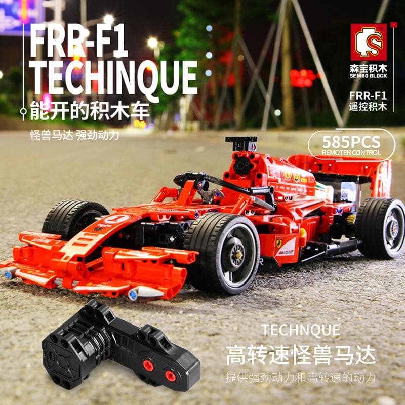 sembo 701000 f1 racing car remote control 6591 - MOULD KING