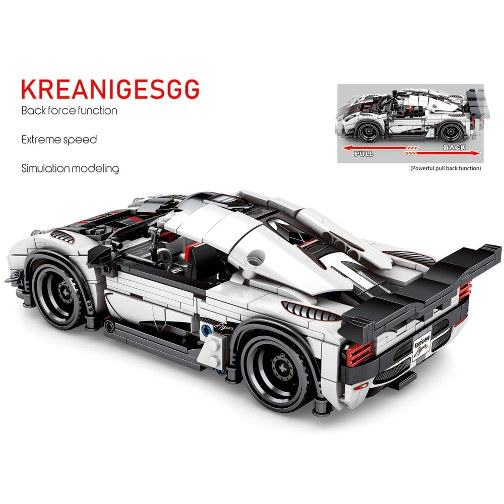 sembo 701707 kreanigesgg super racing car 8545 - MOULD KING