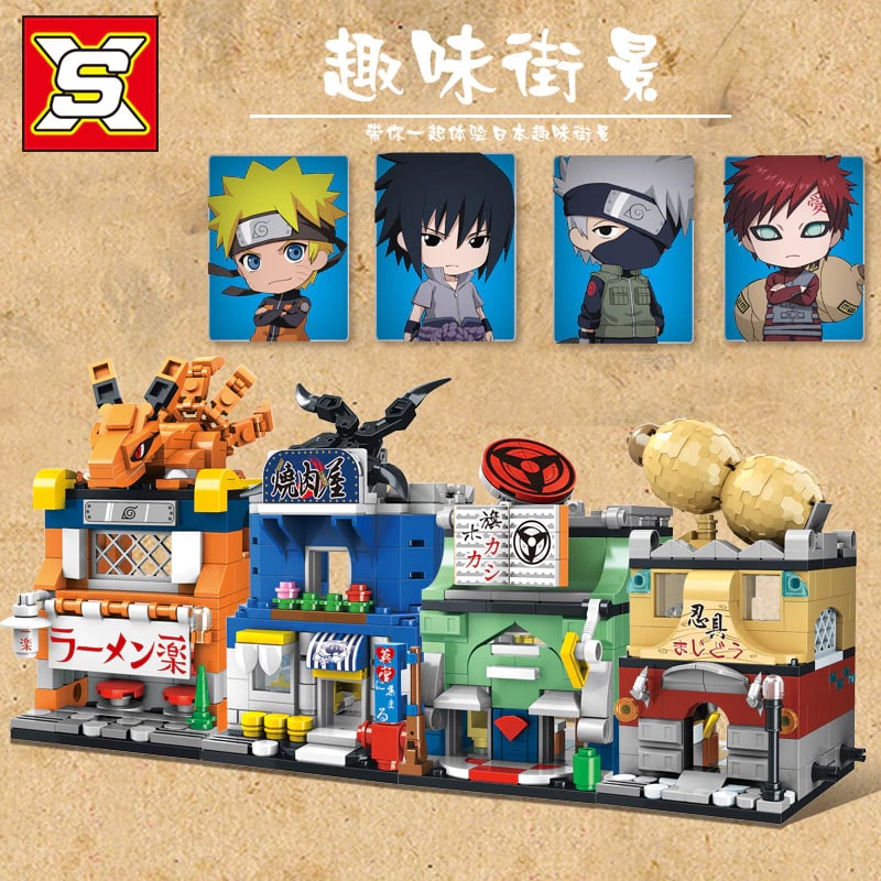 SX 9010 Retail Store 4 In1 Japan Anime Naruto | MOULD KING