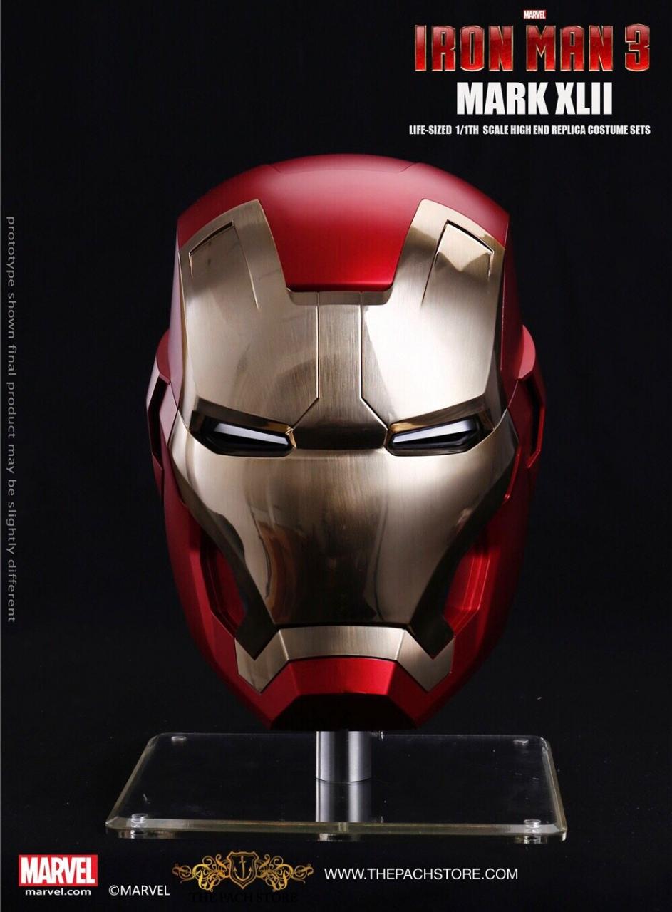 sy 1472 marvel iron man mk42 collectors edition head sculpture 5598 - MOULD KING
