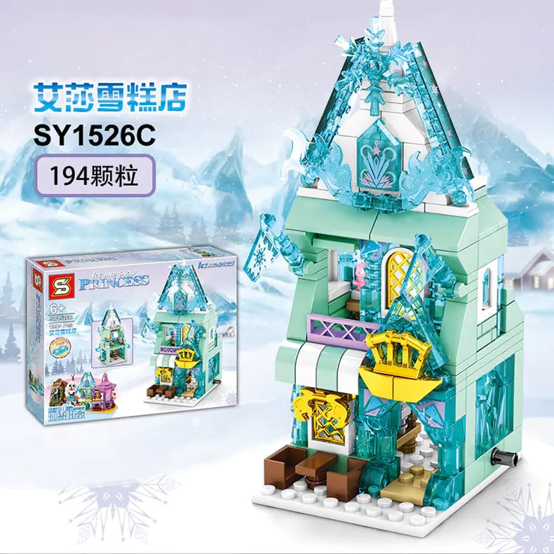 sy 1526 street view 4 in 1 ice and snow princess frozen 1540 - MOULD KING