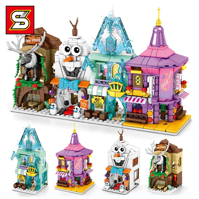 sy 1526 street view 4 in 1 ice and snow princess frozen 2917 - MOULD KING
